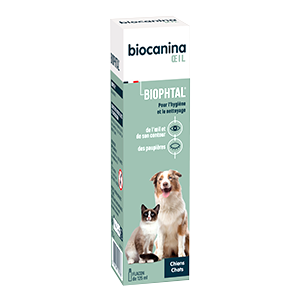 Biophthal – Eye cleaner – Dog and cat – 125 ml – BIOCANINA