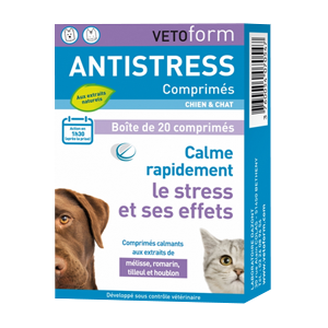 Anti-stress tablets – Dog and Cat – 20 tablets – VETOFORM