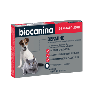 Dermin – Eczema & Dermatosis – Dog and Cat – 72 tablets – BIOCANINA