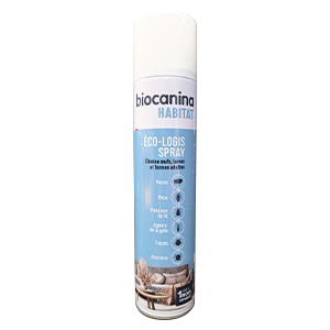 Eco-Logis Spray – Habitat Insecticide – Fleas, Lice, Bedbugs – 300 ml – BIOCANINA