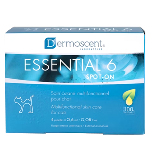 Essential 6 – Spot-on – 0,6 ml – 4 pipettes – Skin care – Cat – DERMOSCENT
