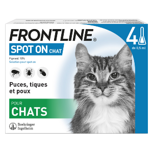 Frontline – Spot On Chat – Anti-fleas – 4 pipettes – BOEHRINGER INGELHEIM