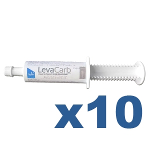 Leva-Carb – Pack of 10 Syringes of 60 ml – Clay & Charcoal – Digestive disorders – FEDVET