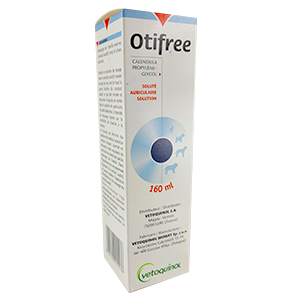 Otifree – Ear Solution – 160 ml bottle – VETOQUINOL