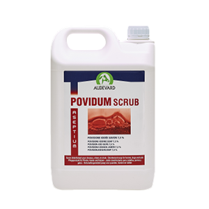 Povidum Scrub – Disinfectant soap – 5 L bottle – AUDEVARD