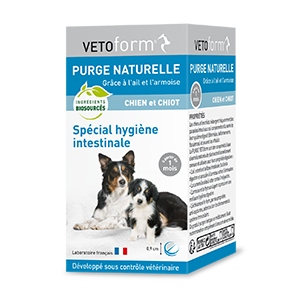 Natural purge – Special intestinal hygiene – Parasites – Dog and Puppy – 50 Tablets – VETOFORM