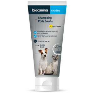 Short hair shampoo – Dog and cat – 200 ml – BIOCANINA