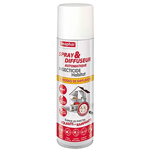 Spray and Automatic Diffuser – Insecticide – Habitat – 250 ml – BEAPHAR