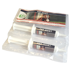 Top Quiet – Stress and hypersensitivity – 2 syringes of 15 g – Horse – GREENPEX
