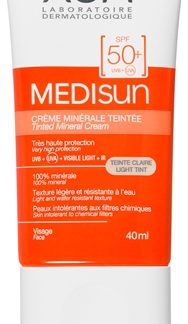 ACMMedisun crema idratante tonificante minerale SPF 50+colore Light Tint 40 ml