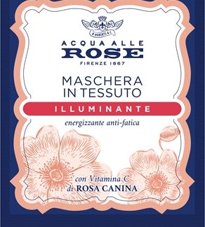 Acqua Alle RoseIlluminante maschera viso illuminante in tessuto1 pz