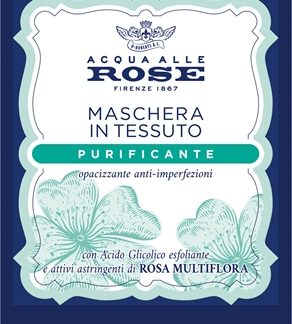 Acqua Alle RosePurificante maschera in tessuto per pelli problematiche1 pz