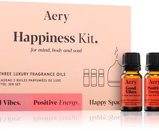 AeryAromatherapy Happiness Kit olio profumato confezione regalo 3× 10 ml