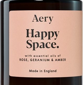 AeryAromatherapy Happy Space candela profumata 140 g