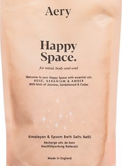 AeryAromatherapy Happy Space sale da bagno 375 g