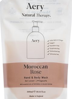 AeryFernweh Moroccan Rose sapone liquido per mani e corpo ricarica 300 ml