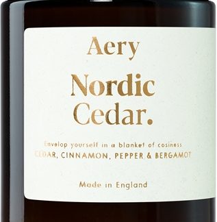 AeryFernweh Nordic Cedar candela profumata 140 g