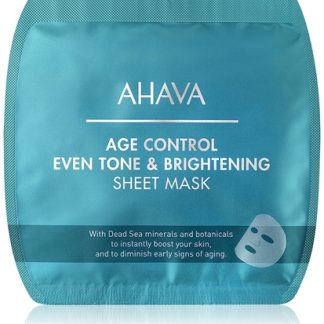 AHAVATime To Smooth maschera viso illuminante in tessuto antirughe1 pz