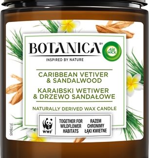 Air WickBotanica Caribbean Vetiver & Sandalwood candela profumata 205 g