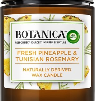 Air WickBotanica Fresh Pineapple & Tunisian Rosemary candela profumata 205 g