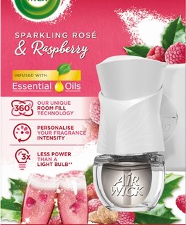 Air WickElectric Sparkling Rose & Raspberry diffusore elettrico per ambienti con ricarica 19 ml