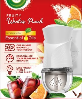Air WickElectric Winter Punch diffusore elettrico per ambienti con ricarica 19 ml