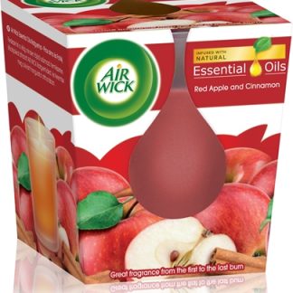 Air WickEssential Oil Red Apple & Cinnamon candela profumata 105 g
