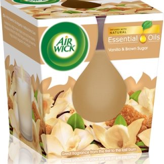 Air WickEssential Oil Vanilla & Brown Sugar candela profumata 105 g