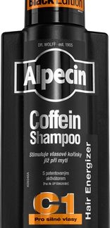 AlpecinCoffein Shampoo C1 Black Edition shampoo alla caffeina uomo stimolante della crescita dei capelli 250 ml