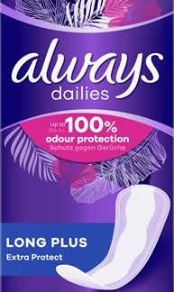 AlwaysDailies Long Plus Extra salvaslip 44 pz