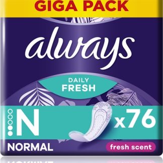 AlwaysDaily Fresh Normal salvaslip con profumazione 76 pz