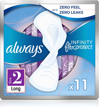 AlwaysInfinity Long Size 2 assorbenti 11 pz