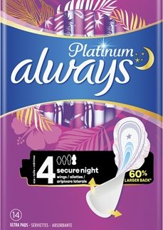 AlwaysUltra Secure Night assorbenti 56 pz