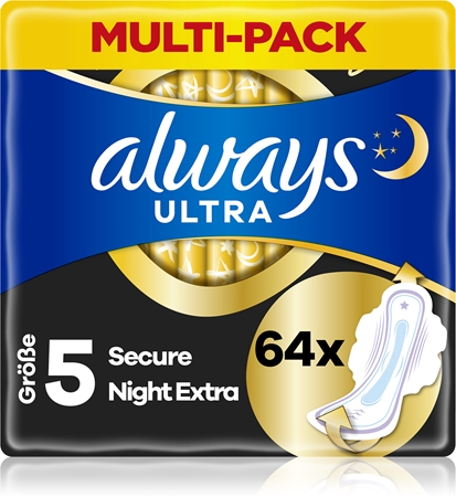 AlwaysUltra Secure Night Extra assorbenti 64 pz
