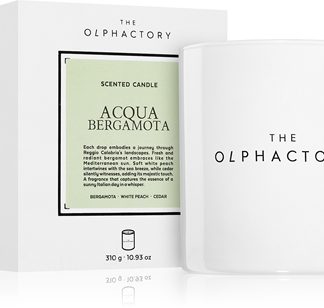 AmbientairThe Olphactory White Insignia Acqua Bergamota candela profumata 310 g