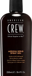 American CrewMeduim Hold spray fissaggio medio 250 ml