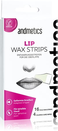 andmeticsWax Strips Lip strisce depilatorie per il labbro superiore 16 pz