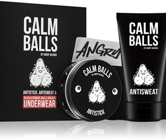 Angry BeardsAntistick, Antisweat & Revolutionary Balls Holder Underwear confezione regalo per uomo
