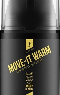 Angry BeardsUsain Hot Move-It Warm gel riscaldante per rilassare muscoli e articolazioni 50 ml