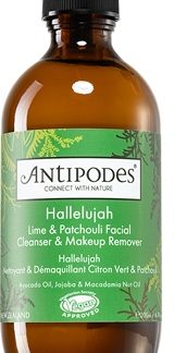 AntipodesHallelujah Lime & Patchouli gel struccante detergente per il viso200 ml