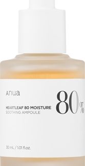 AnuaHeartleaf 80% Moisture Ampoule fiale rigeneranti intensive per la pelle con effetto lenitivo30 ml