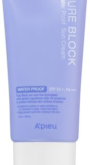 A’pieuPure Block crema abbronzante waterproof viso SPF 50+50 ml