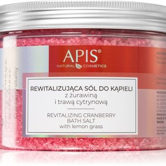 Apis Natural CosmeticsCranberry Vitality sale da bagno rilassante con minerali del Mar Morto 650 g