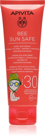 ApivitaBee Sun Safe Baby cream SPF30 crema abbronzante per bambini SPF 30 100 ml