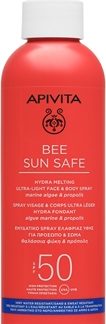 ApivitaBee Sun Safe Hydra Melting Ultra-Light SPF50 latte abbronzante protettivo in spray SPF 50200 ml