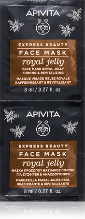 ApivitaExpress Beauty Anti-aging Face Mask Royal Jelly maschera rivitalizzante viso effetto rassodante2 x 8 ml