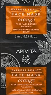 ApivitaExpress Beauty Radiance Face mask Orange maschera illuminante per il viso2x8 ml