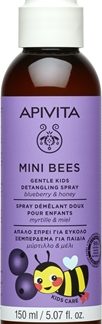 ApivitaMini Bees Gentle Kids Detangling Spray Blueberry&Honey spray per capelli pettinabili 150 ml