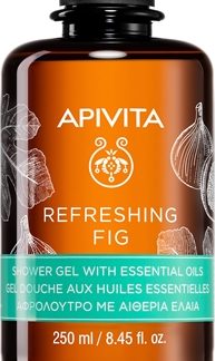 ApivitaRefreshing Fig Shower Gel gel doccia rinfrescante con oli essenziali 250 ml