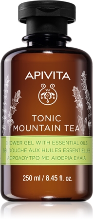 ApivitaTonic Mountain Tea Tonifying Shower Gel gel doccia tonificante 250 ml